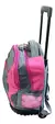 Mochila Escolar con Carro Irving 17 Gris con Rosa Reforzada 30L - comprar online