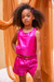 CONJUNTO FEMININO INFANTIL CROPPED E SHORT EM COURO MYLU na internet