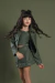 JAQUETA COURO VERDE PETIT CHERIE - comprar online