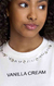 T-SHIRT COM PEDRARIAS VANILLA CREAM na internet