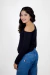 CALÇA JEANS WIDE LEG COM CRYSTAL STONE POAH NOAH - Bugudum