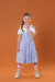 VESTIDO LISTRADO COM BABADO MOMI - comprar online