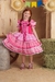 VESTIDO JUNINO XADREZ ROSA - comprar online
