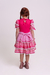 VESTIDO JUNINO XADREZ ROSA na internet