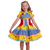 VESTIDO JUNINO CEREJA COM FLOR - comprar online