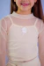 CONJUNTO SHORTS E BLUSA TULE na internet