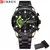 Relojes CURREN de acero inoxidable para hombre, Esfera luminosa de moda creativa - comprar online