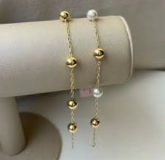 Pulseira Dourada Esfera Luxo - comprar online