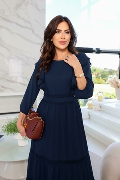 Vestido Rose Azul na internet