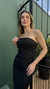 Vestido preto midi - comprar online