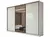 Guarda-roupa Casal com Espelho 3 Portas 6 Gavetas Caemmun Spazio