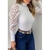 Blusa Tule Manga Longa Luxo Elegante Poá Moda Blogueiras (LUIZA) en internet