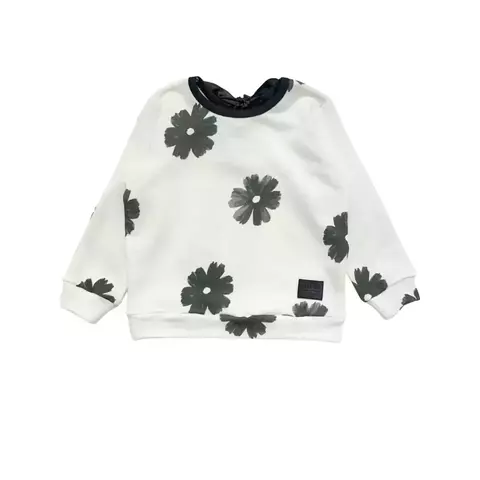 BUZO GINEBRA FLORES NEGRAS BB - comprar online