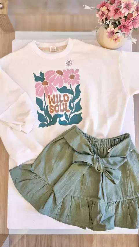 POLLERA ROCIO TUSOR BB - comprar online