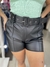 Shorts courino c/ cinto - comprar online