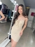 Vestido Curto Gringa Nude - loja online