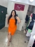 Vestido Mid Viana Laranja na internet