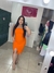 Vestido Mid Viana Laranja