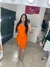 Vestido Mid Viana Laranja - Viana Store