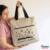 Bolsa em linho - Ensinar e inspirar - Guedes Educativa