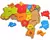 Mapa do Brasil - Quebra-Cabeça Pedagógico em MDF Metodologia Montessori - Guedes Educativa
