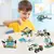 Imagem do Blocos de Construção de Robôs Educacional 46 em 1 com Motor e Controle Remoto
