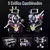 Blocos de Montar Robô 5 em 1 com Tela de LED - Kit STEM com Controle e APP - Guedes Educativa