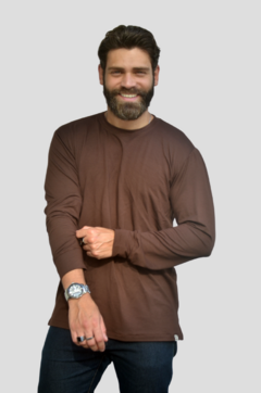 Camisa Soft Long Marrom– Moletom MotionSkin - comprar online