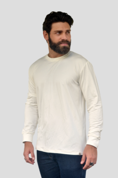 Camisa Soft Long Off White – Moletom MotionSkin - loja online