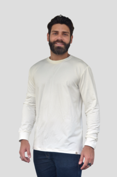 Camisa Soft Long Off White – Moletom MotionSkin