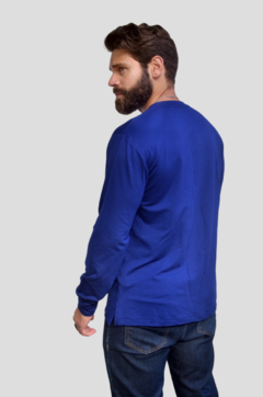 Camisa Soft Long Marinho – Moletom MotionSkin - comprar online