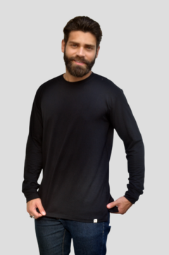 Camisa Soft Long Preta – Moletom MotionSkin - loja online