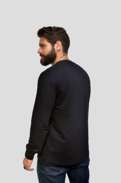 Camisa Soft Long Preta – Moletom MotionSkin na internet