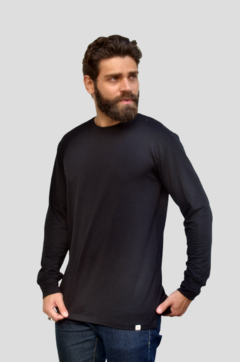 Camisa Soft Long Preta – Moletom MotionSkin - Loja Arda