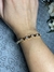 Pulseira Riviera com detalhes floral Banhado a Ouro 18k - comprar online
