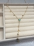 Colar Gravatinha com Zircônias Color Banhado a Ouro 18k na internet