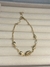 Pulseira Pérolas com Conchas Banhado a Ouro 18k