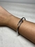 Bracelete Prego Liso Prata - Aço Inoxidável - loja online