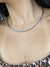 Gargantilha Choker Prata Trançado Aço Inoxidável - comprar online