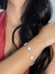 Pulseira Trevo Branco Prata Aço Inoxidável - comprar online