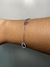 Imagem do Pulseira Olho Grego Prata Aço Inoxidável