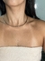 Gargantilha Choker Prata Aço Inoxidável - comprar online