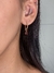 Brinco Argola Com Zircônia Rosa Banhado a Ouro 18k na internet