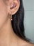 Brinco Argola Com Zircônia Rosa Banhado a Ouro 18k - Narê