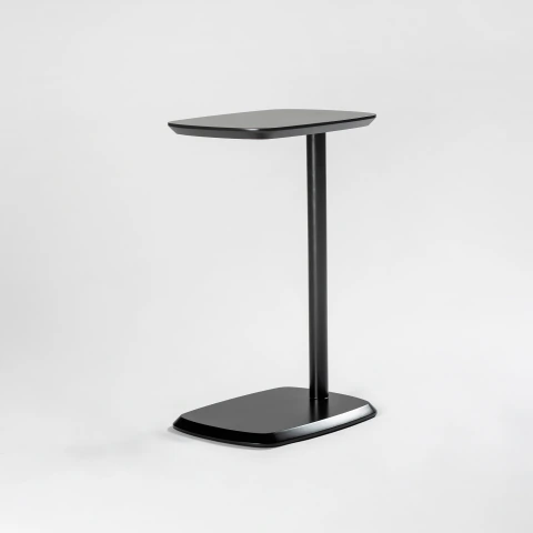 Mesa de Arrime Bend Tall Negro
