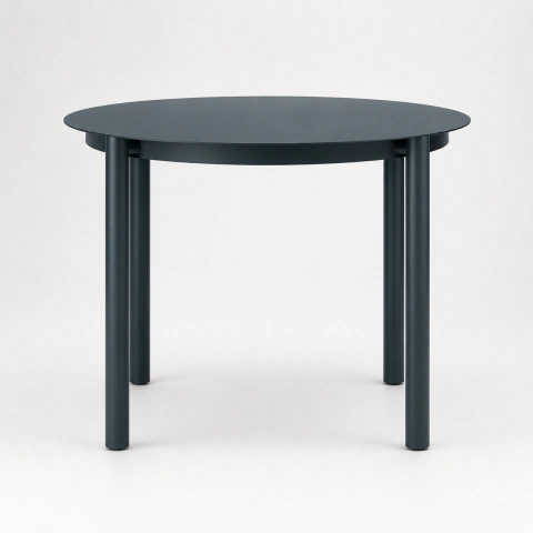 Mesa de Comedor Urban Redonda Azul Profundo MMC016AP