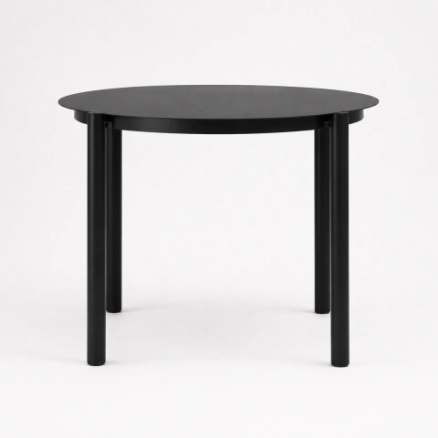 Mesa de Comedor Urban Redonda Negro MMC016NE