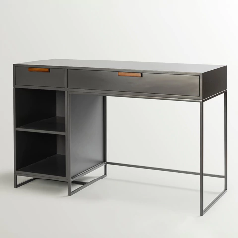 Escritorio Queens Gris Hierro MEC009GH - comprar online