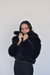 Campera hasta la cintura de pelo largo sintético (MS5005) - comprar online