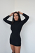 Vestido manga larga espalda descubierta MS706 - Lycra Premium en internet